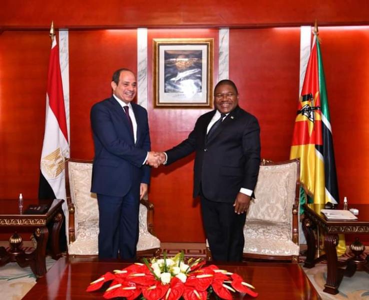 الرئيس السيسي ورئيس موزمبيق
